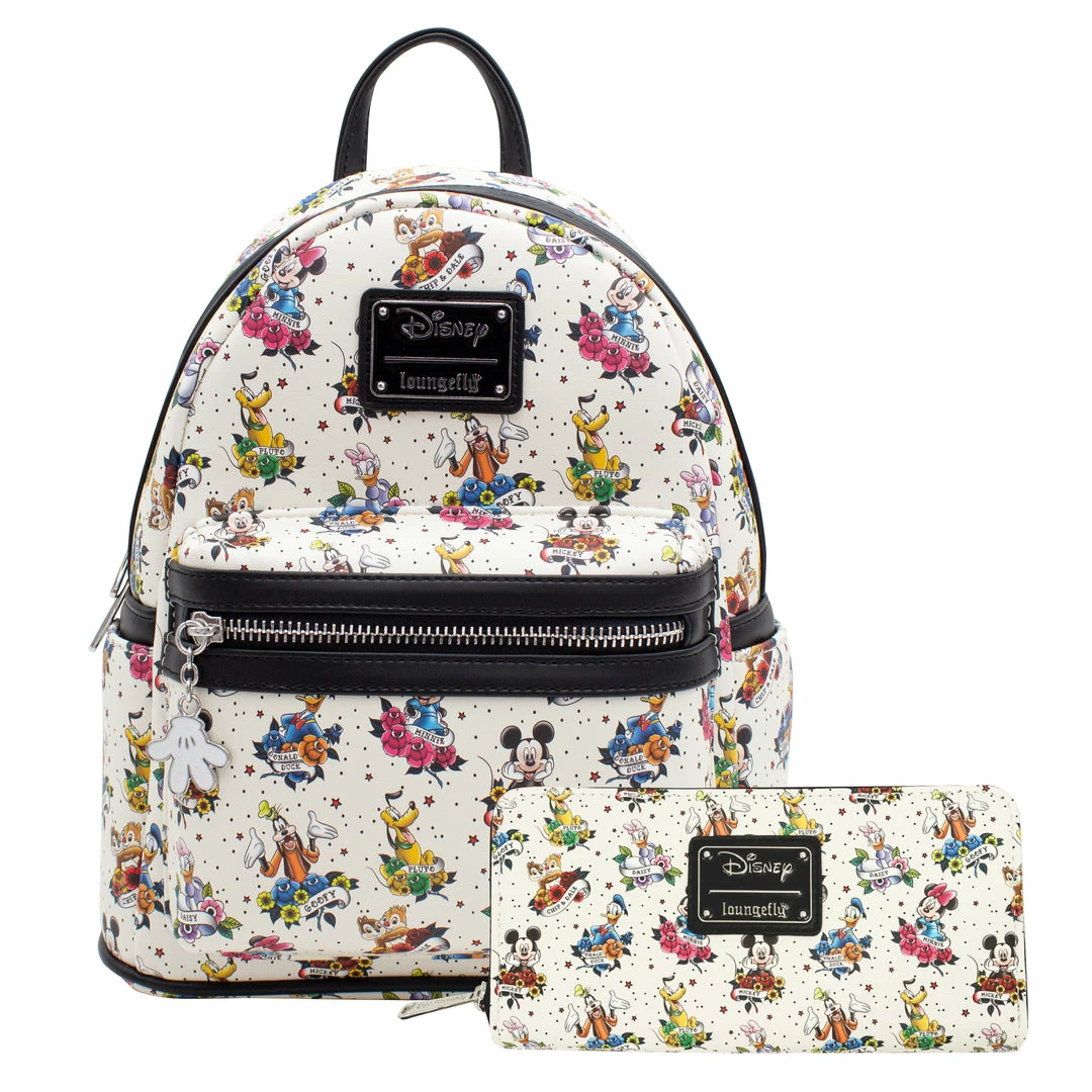 (PRE-ORDER) COLLECTION LOUNGE EXCLUSIVE LOUNGEFLY MICKEY AND FRIENDS TATTOO BUNDLE 3 (PRE-ORDER) COLLECTION LOUNGE EXCLUSIVE LOUNGEFLY MICKEY AND FRIENDS TATTOO BUNDLE