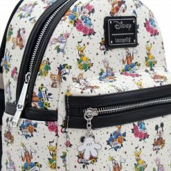 COLLECTION LOUNGE EXCLUSIVE LOUNGEFLY MICKEY AND FRIENDS TATTOO MINI BACKPACK